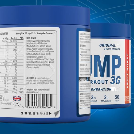 Передтренувальний комплекс Applied Nutrition Pump 3G 375 g (Fruit Burst) | Зображення 1
