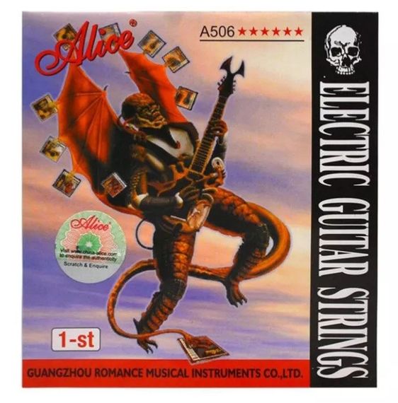 Струна Alice 009 струни НІЧОВІ для електрогітари акустичної гітари