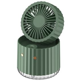 Настольный вентилятор Rapid Cooling 3in1 с водяным охлаждением и подсветкой 1200 mAh Green