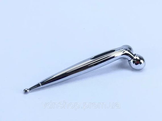 Роликовый ручной массажер для лица с 3D шариками LBJ-116B 3D Massager Серебристый