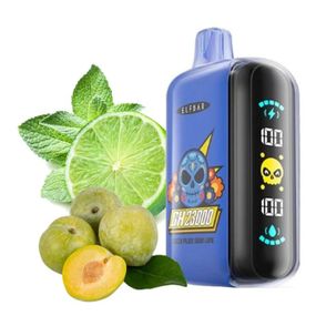 ELF BAR GH 23000 смак Зелена Слива Кислий Лайм (Green Plum Sour Lime)
