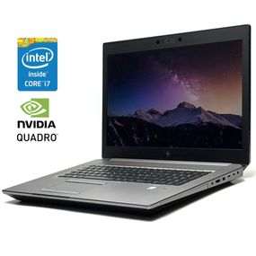 Мобільна робоча станція HP ZBook 17 G6 / 17.3" (1920x1080) IPS / Intel Core i7-9850H (6 (12) ядер по 2.6 - 4.6 GHz) / 16 GB DDR4 / 256 GB SSD + 1000 GB HDD / nVidia Quadro RTX 3000, 6 GB GDDR6, 192-bit / WebCam / Win 11 Pro б/в