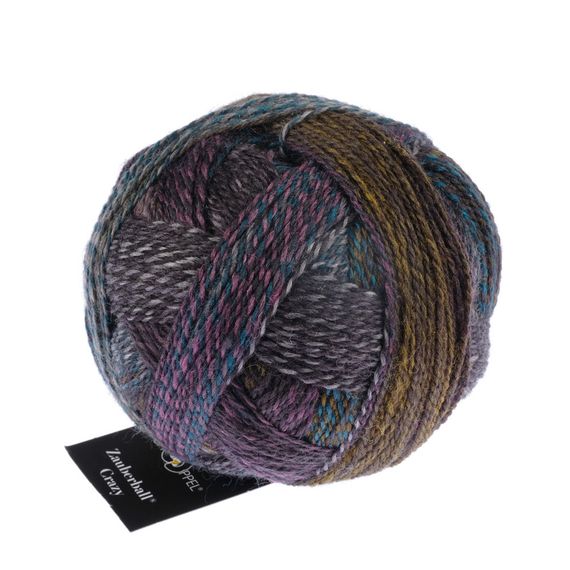 Шкарпеткова пряжа Schoppel Zauberball Crazy, 2475