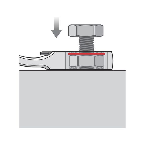 Набір комбінованих ключів Wurth з тріскачкою та перемикачем 8шт Zebra | Зображення 6