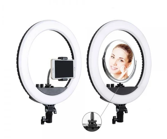 Студийная 360° светодиодная LED лампа со штативом с держателем для телефона XPRO LIVE LIGHT SMN-12  (949_8248) | Зображення 1