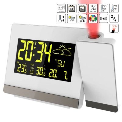 Настольные часы Technoline WT549 проекційний White (DAS301195) | Зображення 6