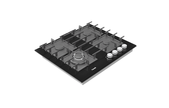 Газова варильна панель Fabiano FHG 1444 VGHT2 Black Glass 8111.406.1469 | Зображення 2