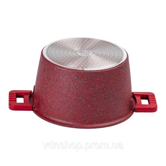 Алюминиевая кастрюля объемом 5,3 л с крышкой Ø 24 см с антипригарным покрытием MGC HP-4-446R | Зображення 2