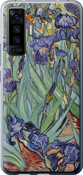 Чехол на Vivo X50 Винсент Ван Гог. Ирисы "161u-1955-17620"
