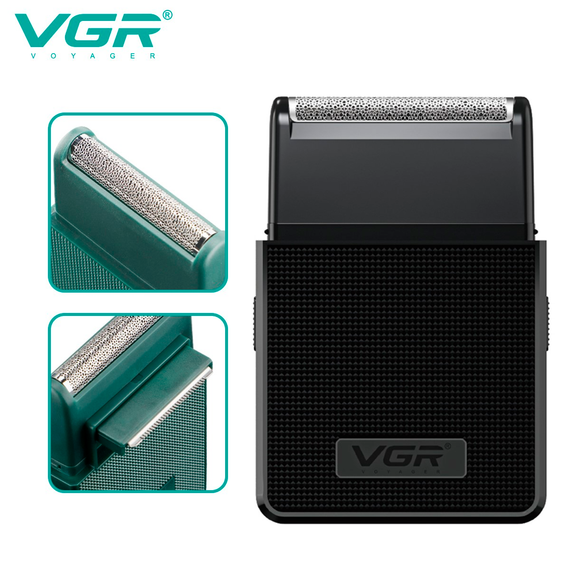 Электробритва VGR V-376 BLACK шейвер, выдвижной триммер | Зображення 2