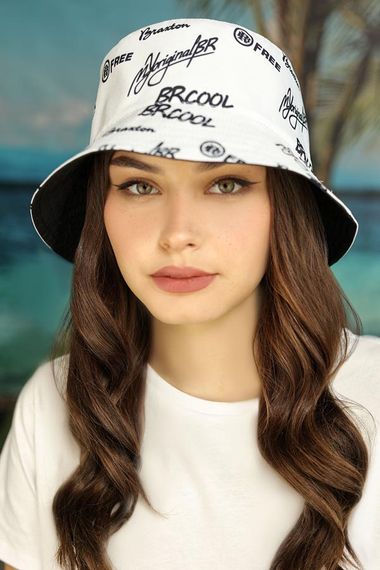 Двухсторонняя панама «BR Cool» белый + черный | Зображення 1