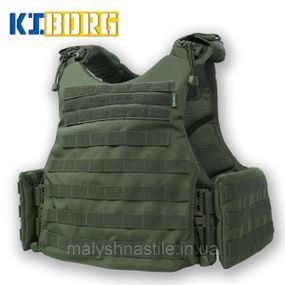 Бронежилет Militex Modular X-1 (Збільшена площа захисту) Khaki