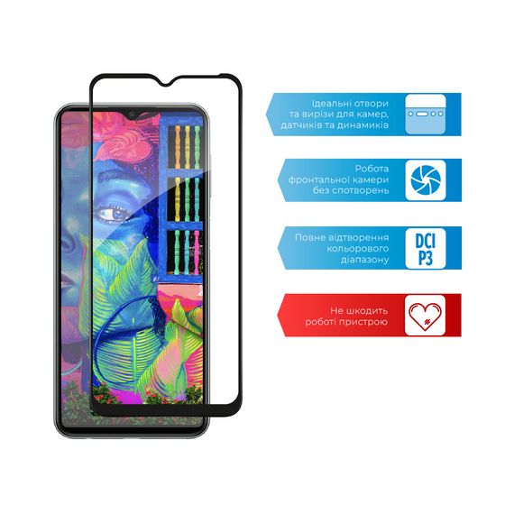 Скло захисне ACCLAB Full Glue Samsung M33 5G (1283126522567) | Зображення 4
