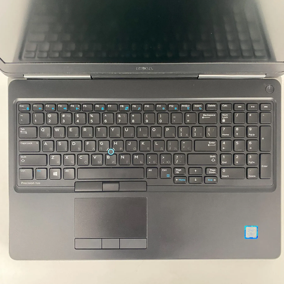 Мобильная рабочая станция Б-класс Dell Precision 7520 / 15.6" (1920x1080) IPS / Intel Core i7-7820HQ (4 (8) ядра по 2.9 - 3.9 GHz) / 16 GB DDR4 / 240 GB SSD / nVidia Quadro M1200, 4 GB GDDR5, 256-bit / HDMI б/у + Подарок Беспроводная мышь / USB | Зображення 3