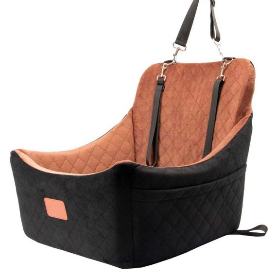 Автокрісло-Переноска 2в1 NEWPET Premium для Собак Дрібних і Середніх Порід в Авто з Ременем Безпеки Карабіном і Анатомічною Базою | Зображення 4