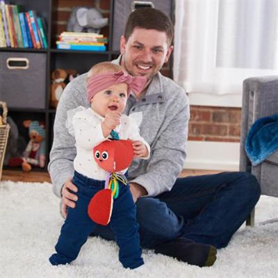 Игрушка на коляску Lamaze Яблочко с прорезывателем (L27383) | Зображення 3