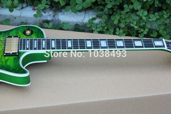 Электрогитара Gibson Les Paul Custom Brown Green China | Зображення 1