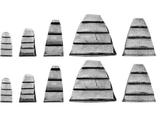 Клини для молоткив VOREL 28 x 32 , 25 x 21, 25 x 12 , 18 x 10 , 17 x 8; 10 шт 99472 | Зображення 1