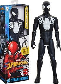 Коллекционная игровая фигурка Черный Человек-Паук 30 см Спайдермен Hasbro Marvel Black Suit Spider-Man