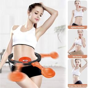 Умный массажный обруч для похудения живота и боков Intelligent Hula Hoop SI-90