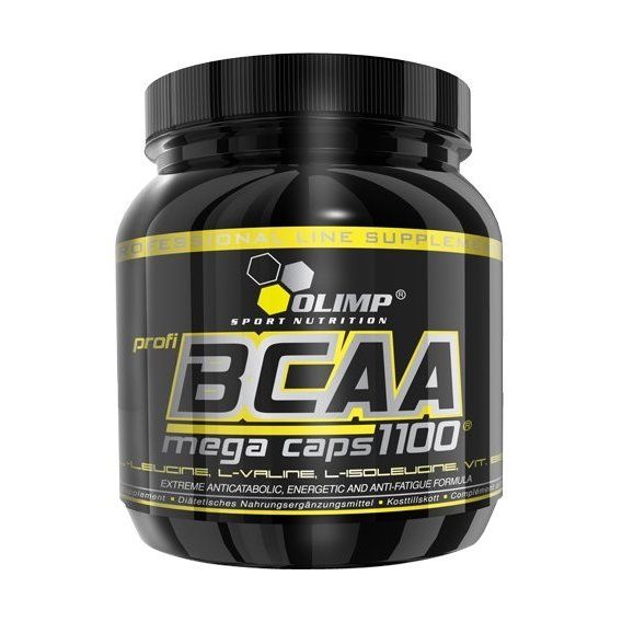 Амінокислота BCAA для спорту Olimp Nutrition BCAA Mega caps 1100 300 Caps