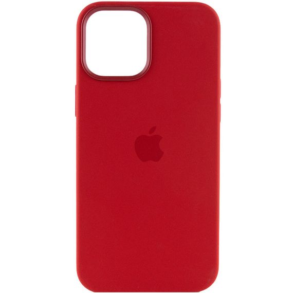 Чохол Silicone case (AAA) full with Magsafe and Animation для Apple iPhone 12 Pro Max (6.7") Червоний / Red | Зображення 1