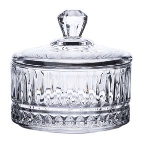 Цукерниця з кришкою скляна Ø 10 см кругла HP-YH-72