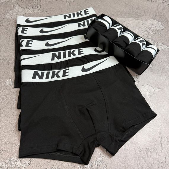 Чоловічий набір трусів 5 шт Nike колір чорний | Зображення 2