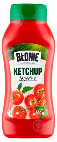 Кетчуп томатний ніжний Blonie Lagodny, 500 г, Польща, не гострий,