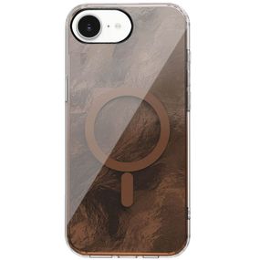 Чехол TPU Shiny Mountain (MagFit) для Apple iPhone 16e (6.1") Chocolate