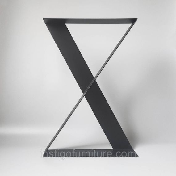 Комплект опор для стола из металла 500×104mm, H=730mm (Стальная пластина: 100x4,0mm) | Зображення 1