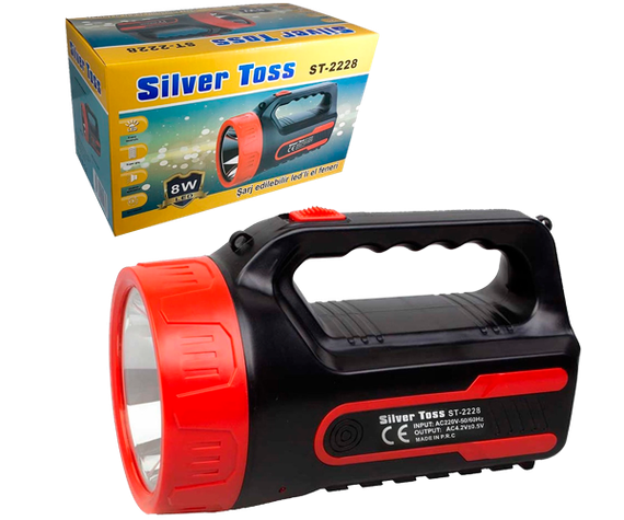 Ліхтар ручний з акумулятором Silver Toss ST-2228 8W чорний (ST-2228_700) | Зображення 5