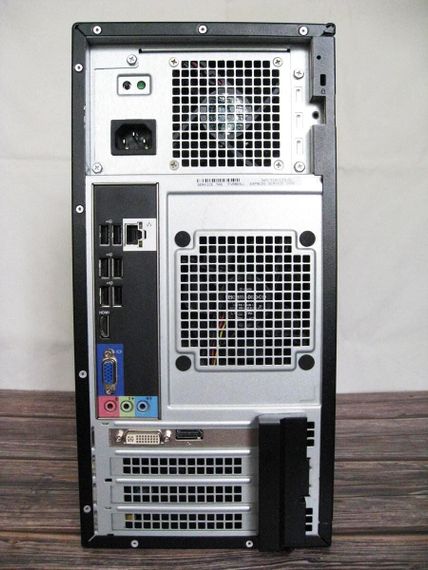Ігровий ПК Dell Optiplex 990 Tower / Intel Core i5-2400 (4 ядра по 3.1 - 3.4 GHz) / 16 GB DDR3 / 120 GB SSD + 500 GB HDD /  nVidia Quadro K620, 2 GB GDDR3, 128-bit / DVD-RW / Win 10 Pro + Кабель живлення б/в | Зображення 4