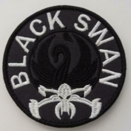 Шеврон Black Swan / 7см