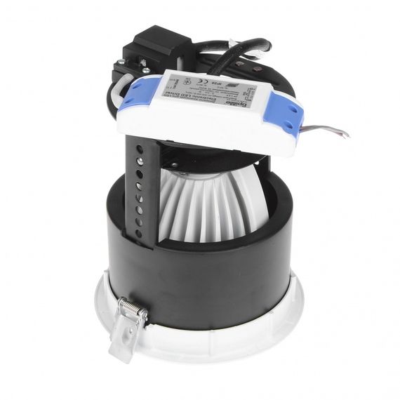 Светильник потолочный LED врезной  LED-57/30W NW WH COB | Зображення 6