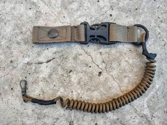 Тренчик з фастексом страхувальний шнур швидкоз'єднаний паракорд пісок койот 996-1 ms | Зображення 4