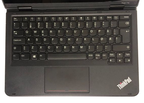 Нетбук-трансформер Б-клас Lenovo ThinkPad Yoga 11e G5 / 11.6" (1366x768) IPS Touch / Intel Celeron N4100 (4 ядра по 1.1 - 2.4 GHz) / 8 GB DDR4 / 128 GB SSD / Intel UHD Graphics 600 / WebCam / Win 11 Pro б/в | Зображення 7