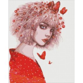 УЦЕНКА!!! Алмазная мозаика "Поцелуй бабочек" ©lesya_nedzelska_ar AMO7419-UC 40х50 см