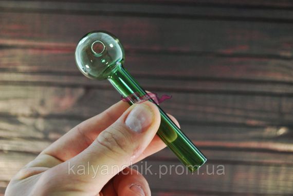 Скляна трубка Oil Classic Color Green