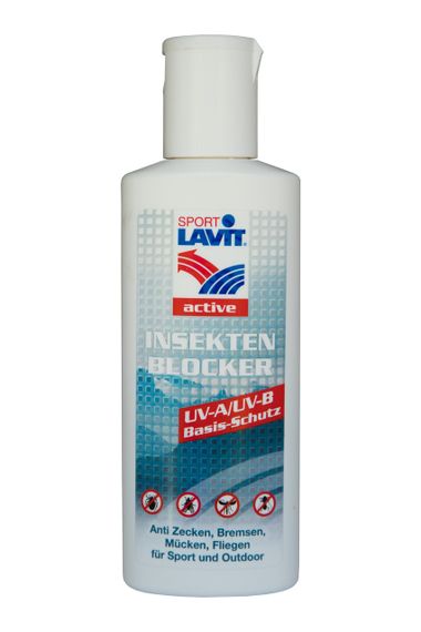 Лосьйон від комарів і кліщів Sport Lavit Insect Blocker 100 мл, Репелент від комах для походу та риболовлі