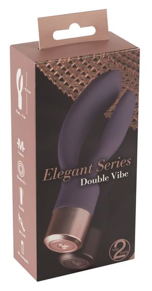 Вибратор кролик  с 10 режимов вибрации Elegant Series Double Vibe sexstyle