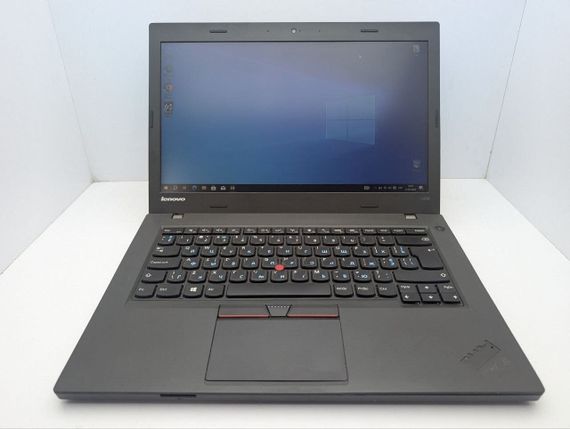 Ноутбук Lenovo ThinkPad L450 / 14" (1366x768) TN / Intel Core i5-4300U (2 (4) ядра по 1.9 - 2.9 GHz) / 8 GB DDR3 / 240 GB SSD / Intel HD Graphics 4400 / WebCam б/у | Зображення 1