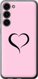Чехол на Samsung Galaxy S23 Plus Сердце 1 из силикона FCh_083319