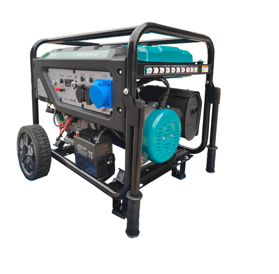 Генератор бензиновый INVO H6250D 7.7 кВт Бензогенератор Однофазный бензиновый генератор Генератор 7 кВт | Зображення 3