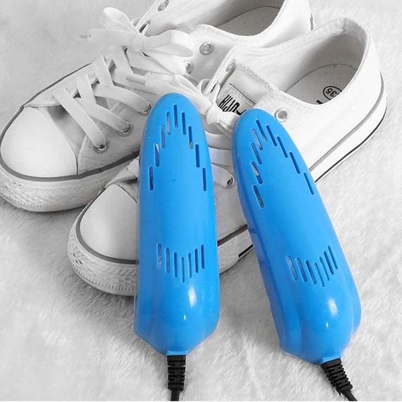 Електрична сушарка для взуття SHOES DRYER, 220V / Електросушарка для сушіння взуття. Колір блакитний OJ-35 | Зображення 1