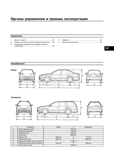 Mitsubishi Galant / Mirage / Diamante. Руководство по ремонту и эксплуатации. Книга | Зображення 5