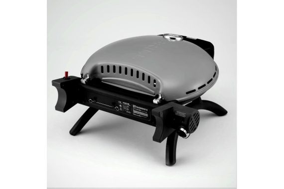 КОМПЛЕКТ Портативний переносний газовий гриль O-GRILL 600T, срібло + шланг в подарунок! Код: 011681 | Зображення 2