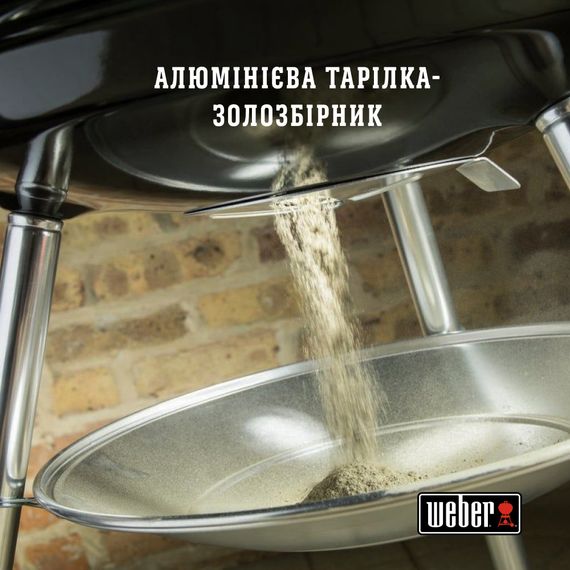 Вугільний гриль Weber Compact Kettle 47 см чорний | Зображення 3
