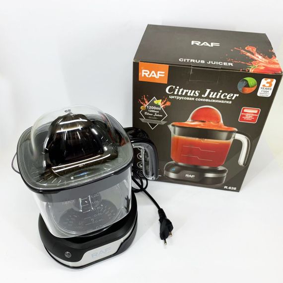Соковижималка профі RAF R.638 250 Вт, Соковижималка для помідорів на склянку JU-27