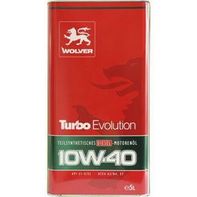 Моторное масло Wolver Turbo Evolution 10W-40 5л (4260360944420)